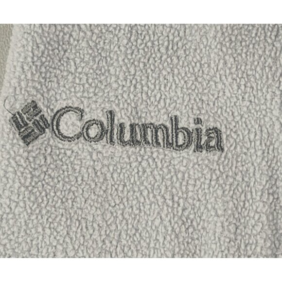 Columbia Womens Fleece Pullover Jacket Quarter Zip Gray Size Small JH1531 - Picture 5 of 6